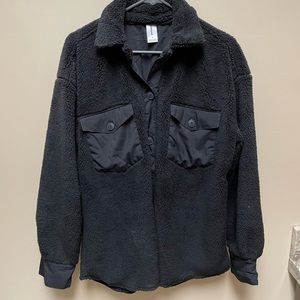 Plush fleece sweater